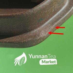 clay not properly spread mark