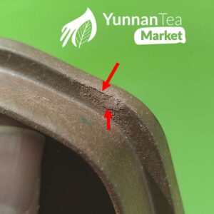 clay not properly spread mark